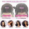 Tuneful 250% Density 13x6 HD Lace Front Wigs Human Hair Pre Plucked Body Wave Human Hair Lace Front Wigs for Women 28 Inch 13x6 Frontal Wigs Human Hair with Baby Hair