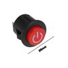 SING F LTD 2Pcs Power Start Button Switch 3Pin One Button Start Switch 12V for Children's Electric Car RC Remote Ccontrol Electric Car(26mm)
