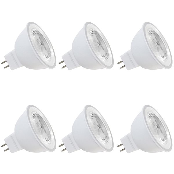 Makergroup MR16 LED Bulb, Outdoor Landscape MR16 Light Bulbs, 3W Gu5.3 Bi-pin Base 12V Low Voltage LED Spotlights Warm White 2700K-3000K for Landscape Lighting Garden Yard Lights 6-Pack