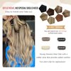 Clip in Hair Extensions Auburn Straight Thick 20 Inch Human Hair Clip in Extensions Invisible Natural Soft Fine Auburn Brown Clip in Real Hair Extensions 70g 7pcs