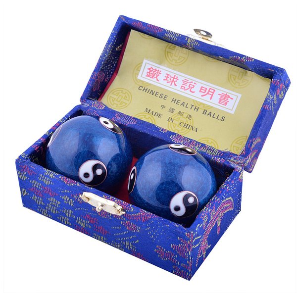 Feng Shui Health Exersice Stress Relief Balls,1.65inch ,Set of 2(4.2cm)