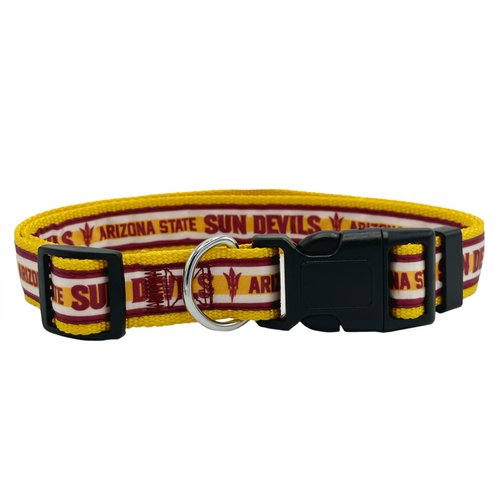 Pets First Collegiate Pet Accessories, Dog Collar, Arizona State Sun Devils, Medium