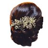 Pearl & Stone Floral Design Hair Comb for Women
