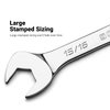 Capri Tools 13/16 in. Angle Open End Wrench, 30° and 60° angles, SAE