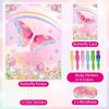 PLULON Butterfly Party Pin Game for Kids Pin The Tail on The Butterfly Birthday Game Poster for Boys Girls Birthday Party Favors Wall Decorations Classroom Activities