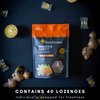 BeePower All Natural Manuka Honey Lozenges | Cough Drops For Soothing Dry, Sore Throat | Contains 40 Lozenges Ginger Lemon Flavor | MGO 500+ 6.7 Oz