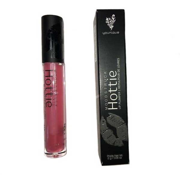Younique MOODSTRUCK HOTTIE Lip Plumper | Pale Pink Plumping Gloss | Collagen Peptides | Sodium Hyaluronate for Hydrated, Hot Lips | Lip Enhancing Makeup