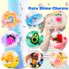 Cloud Slime Kit, 9 Pack Slimes with Peachybaby, Watermelon, Rainbow, Blue Cute Slime Charms, Scented DIY Putty Sludge Toy Gifts for Girls and Boys
