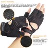 Hopedas Workout Gloves Weight Lifting Gloves Palm Support Protection for Men Women, Exercise Gloves Sports for Training, Fitness, Gym, Black