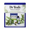 Dr Teal's Eucalyptus Epsom Salt & Foaming Bath Oil Sampler Gift Set - Give The Gift of Rejuvenation & Self Care! - 14 oz Bag of Eucalyptus Bath Salts & 3 oz Bottle of Eucalyptus Foaming Bath Oil