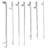 Katech 7 pcs Latch Crochet Hooks Sewing Needles DIY Weave Knitting Tools for Revamping Sweater or Socks