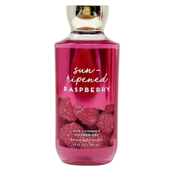Bath & Body Works Signature Collection Shower Gel For Women10 fl oz (Sun-Ripened Raspberry)