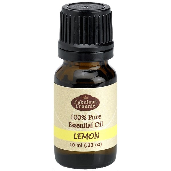Fabulous Frannie Lemon 100% Pure, Undiluted Essential Oil Grade - 10 ml (.33oz)