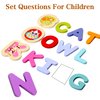 Wooden Alphabet Paired Puzzle for Kids Ages 3-5, ABC Letters Sight Words Puzzles Montessori Toys Educational STEM for Preschool Boys Girls