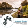 CALIDAKA Strong Umbrella Bracket 360 Degree Rotation Umbrella Bracket Anti‑Pressure Universal Umbrella Stand Umbrella Clamp for Chair Fishing