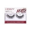 i-Envy 2 Pairs False Eyelashes Matte 3D Collection, Invisible Band, Soft & Matte Finish