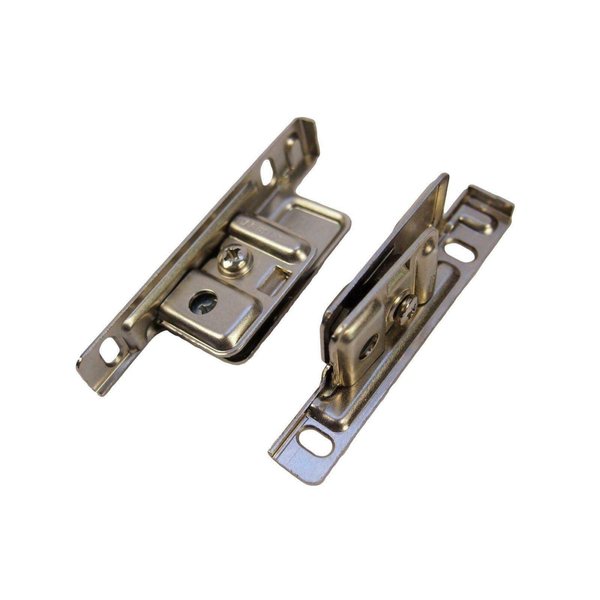 Blum ZSF.1700 R METABOX Right Screw-On Drawer Standard Front Fixing Bracket, Nickel