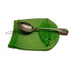 Green Mason Quart Jar Melted Flat for Soap Sponge or Spoon Rest