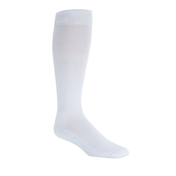 Sigvaris 602CMLM00 18-25mmHg Mens Closed Toe Knee High Compression Sock, Medium & Long, White