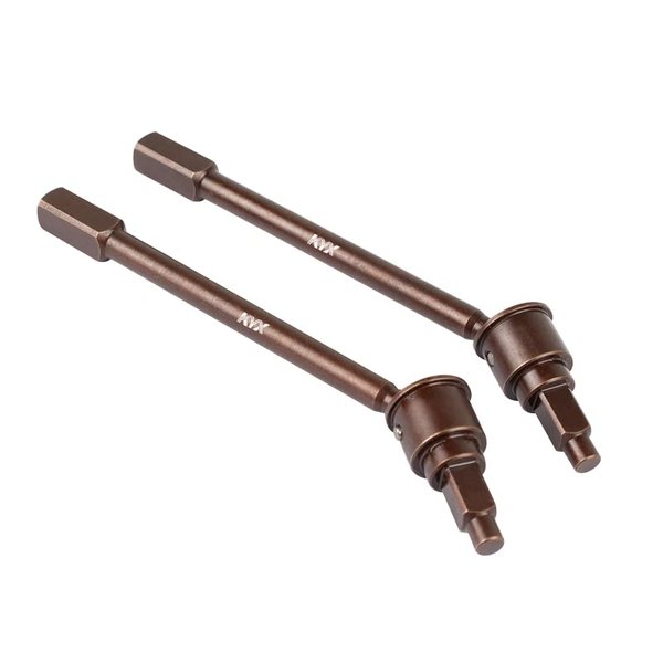 KYX Racing Hard Steel Front Axle CVD Drive Shaft Upgrades Parts Accessories for 1/18 RC Crawler Car Axial UTB18 Capra Unlimited Trail Buggy