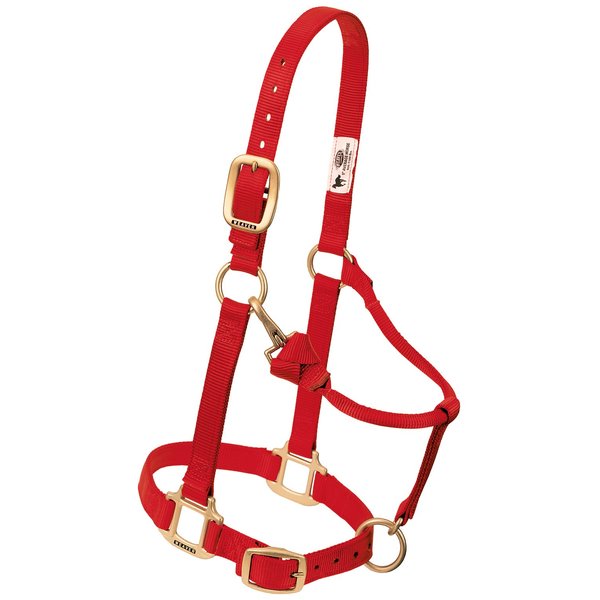 Weaver Leather 35-7035-RD 1" Avg Red Snap Halter