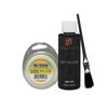 4oz Drip Top Weft Release w/No-Shine Bonding Roll 3/4" X 3 YDS Adhesive Tape & Brush Applicator Bundle Pack | Wig Glue Tape Adhesive Extensions Tape | Bold Hold Adhesive Remover
