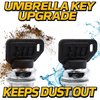 HD Switch Starter Ignition Key Switch fits John Deere 130 160 165 170 175 180 185 240 245 260 265 285 320 500 Garden Tractor Mowers w/Protective Umbrella Key, 3 Keys & Free Carabiner