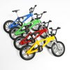 Mini Bike Finger Bike Finger Skateboard Set,Excellent Functional Miniature Toys Mini Extreme Sports Finger Bicycle Skateboard Cool Boy Toy Creative Game Toy Set Collections Cake Decoration (4PCS)