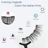 Alcastar Magnetic Eyelashes with Eyeliner Kit, Magnetic Lashes Natural Looking with, Reusable,Long Lasting, Easy Apply,Cruelty-Free.