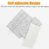Nail Cuticle Pusher Self-adhesive Sandpaper Manicure Kit Double Head Cuticle Pushers Nail Art Pre-polishing Sand Paper 240/100 Grit Sandpaper Sheets Nail Pusher Replace Sanding Paper Nail Care Tools