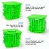 YongnKids 6-Piece Money Maze Plastic Puzzle Boxes, Portable 3D Brain Teasers Game, Educational Toy for Kids & Adults - Challenging Sphere Puzzle, Gifts for Game Lovers, Party Favors