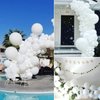 Moukiween White Balloons 12 inch -70 pcs Matte White balloons Pearl White Balloons for Wedding Engagement Bridal Shower Birthday Party Decorations