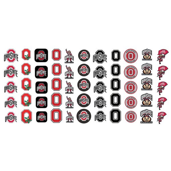 Sports Team for Ohio , OH College Waterslide Nail Art Decals - Salon Quality!