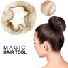 （30Pcs）2 colors Elastic Edge Mesh Invisible Hair Nets Hair Bun Holder for Ballet Dance (yellow)