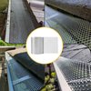 Gutter Guard 5 Inch x 50 Feet Roll, Aluminum Leaf Filter Gutter Protection, Leaf Guard Protects from Branches, Leaves, Debris, Easy Install, Does Not Rust