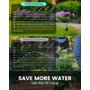 RAINPOINT Sprinkler Timer 2 Outlet, Water Timer for Garden Hose, Programmable Drip Irrigation Timer for Yard Outdoor Watering, Rain Delay/Manual/Automatic System Controller 2.5" LCD, V2