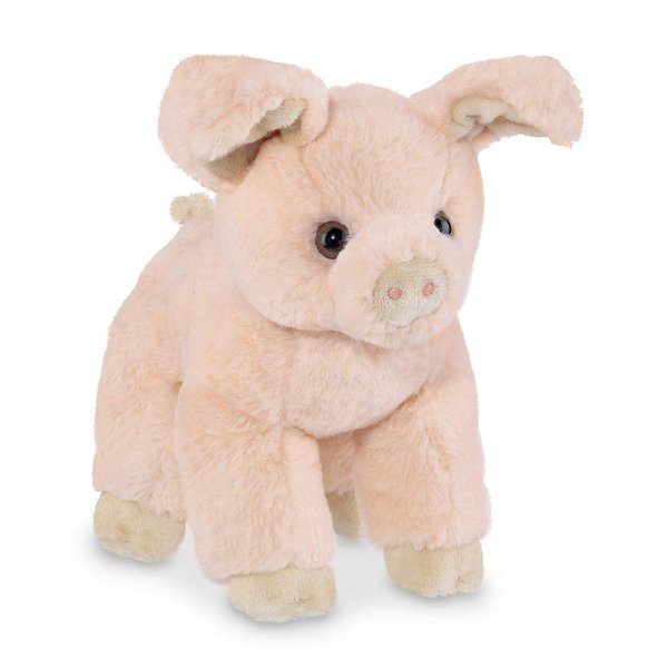 Bearington Dixie Plush Pig Stuffed Animal, 10 Inches