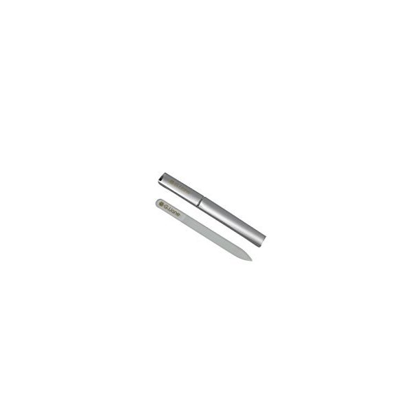 Glass Manicure File in Case – G.Liane Shape and Smooth Nail File Tool Best for Gentle & Safe Nail Care Kit for Beautiful Fingernails (Clear Pointed)