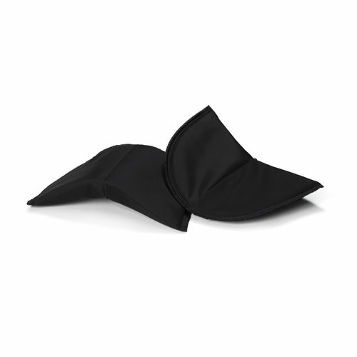 Dritz 1" Covered Set Shoulder Pads, 1-Inch, Black