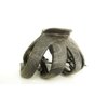 Generic Faux wood wooden octopus hair claw clip for thick hair (Primary color: Dark wood), 1 Count (Pack of 1)