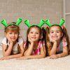 Baaxxango 12 Pieces Green Ears Headbands,Ogre Ears Headband,Halloween Cute Hair Band for Adults,Kids Theme Party,Costume Cosplay Decoration