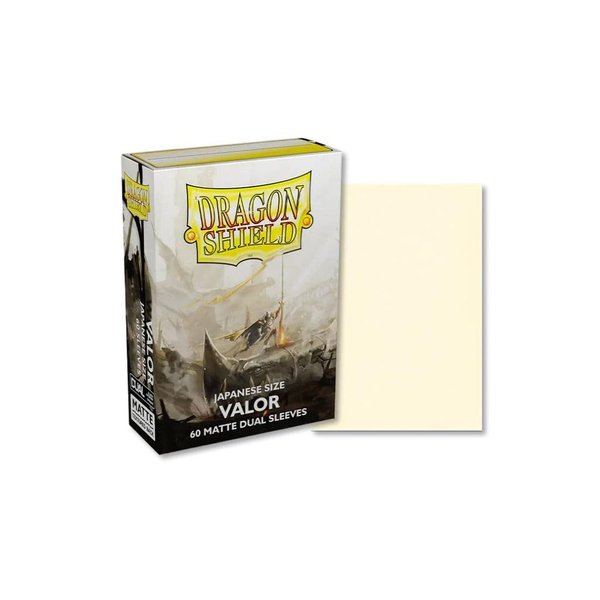Arcane Tinmen Dragon Shield 15159 Dual Matte: Valor 60 Count Japanese Size Sleeves