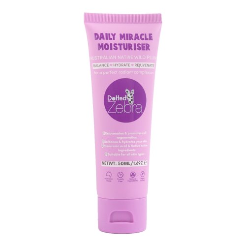Dotted Zebra Daily Miracle Moisturizer, 1.69 oz - Enriched with Vitamin C - Nourishing - Vegan - Daily Face Moisturizer - All Skin Types