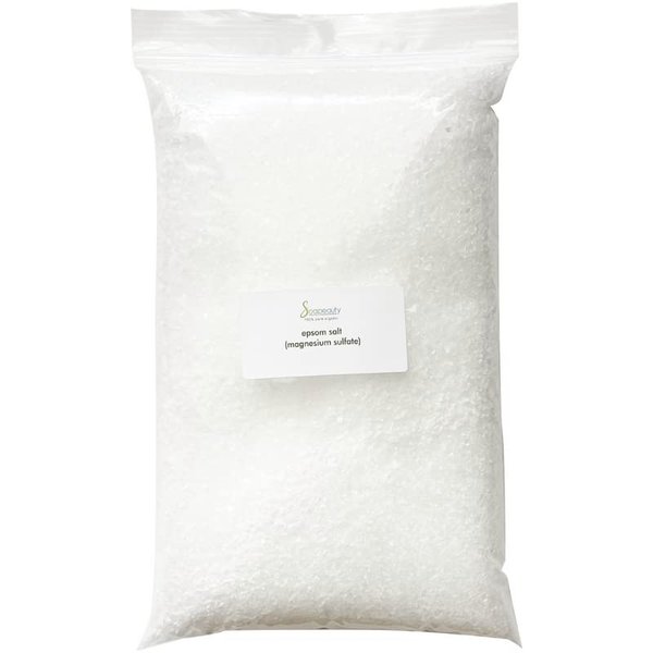 Soapeauty Epsom Salt 100% Pure Magnesium Sulfate USP Grade Kosher Non-GMO Epsom Salt Unscented |Epsom Salt Foot Soak| Epsom Salt Bath | Epsom Salts for Soaking for Pain Made in USA 16 OZ/1 LB