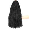 Alrence Passion Twist Hair 24 Inch 8 Packs Water Wave Crochet Hair Curly Braiding Hair For Butterfly Locs Long Bohe Crochet Braids (24 Inch (Pack of 8), 1B#)