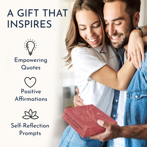 RYVE Motivational Desk Calendar, Inspirational Quotes for Desk, Desk Decor for Women, Office Decor for Women Desk, Desk Accessories for Women Office, Inspirational Gifts for Women, Daily Calendar