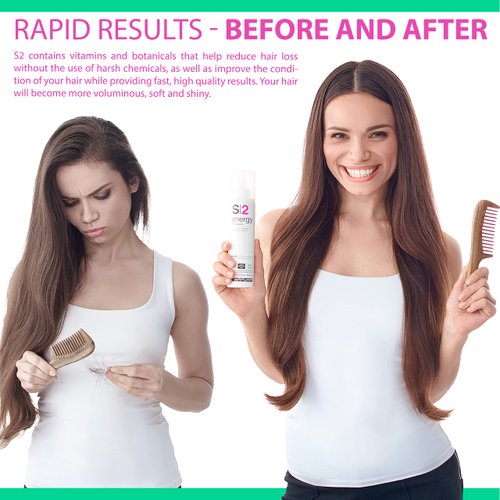 NAPURA S2 Anti Hair Loss Biotin Shampoo - Hair Thickening Organic Shampoo for All Hair Types - Professional Sulfate Free Hair Growth Shampoo for Men and Women (small, 6.76 fl oz)