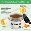 Batana Oil for Hair Growth,100% Raw Batana Oil Prevent Hair Loss,Organic Dr. Sebi Batana Oil from Honduras Repair Splitting, Drying and Injuring Hair, Natural Hair Oil for Thicker Fuller Hair-5.3 OZ