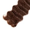 Dark Brown Bundles Human Hair Color #4 Deep Wave Bundles Brazilian Grade 8A Virgin Human Hair 1 Bundle 32 Inch Chocolate Brown Deep Wave Human Hair Bundles No Tangle