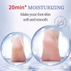 6 Pack Foot Mask Moisturizing Hydrating Foot Spa Socks for Softens Rough Dry Cracked Feet Treatment Care - Nicotinamide + Shea Butter + Goat Milk